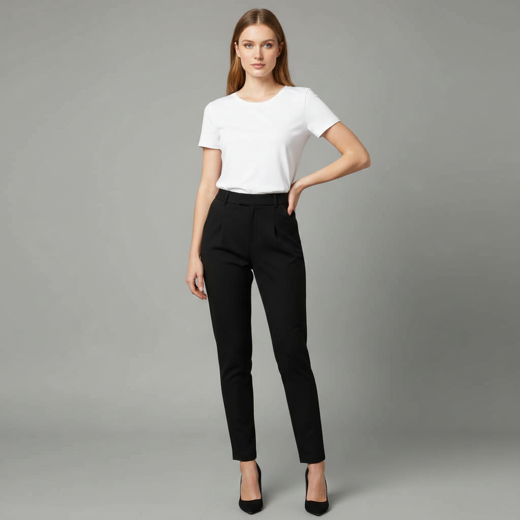 Bianca Trousers | Women's Black Elegant Trousers