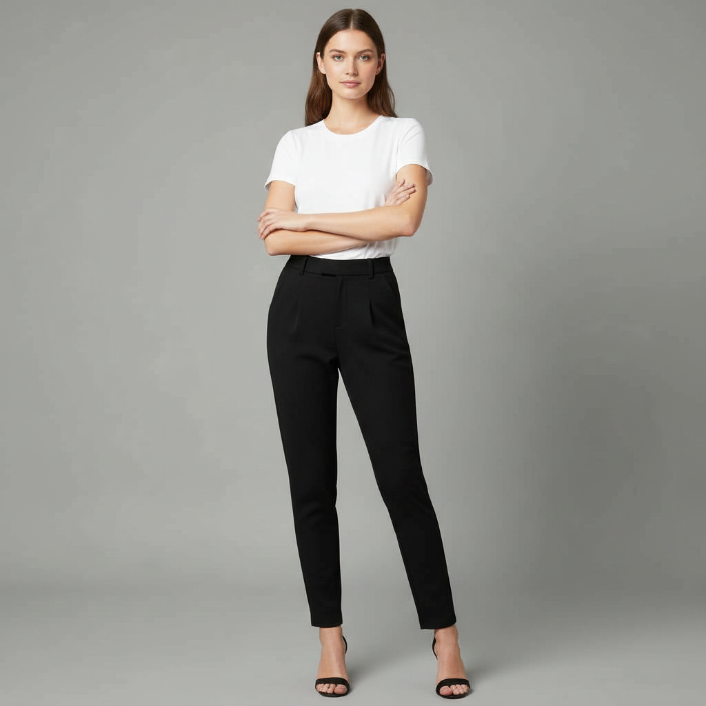 Bianca Trousers | Women's Black Elegant Trousers