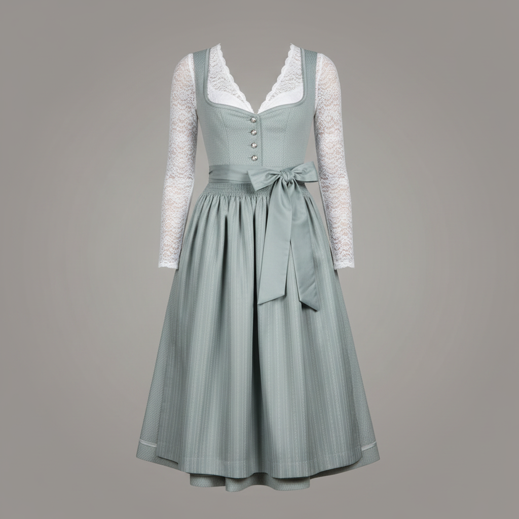 Elegant Dirndl Costume Dress | Women's Oktoberfest Attire
