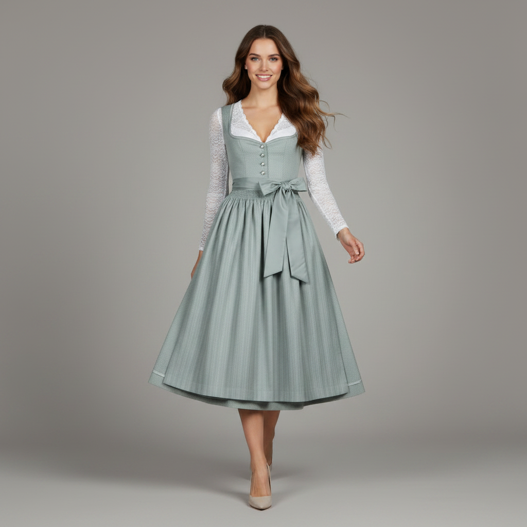 Elegant Dirndl Costume Dress | Women's Oktoberfest Attire