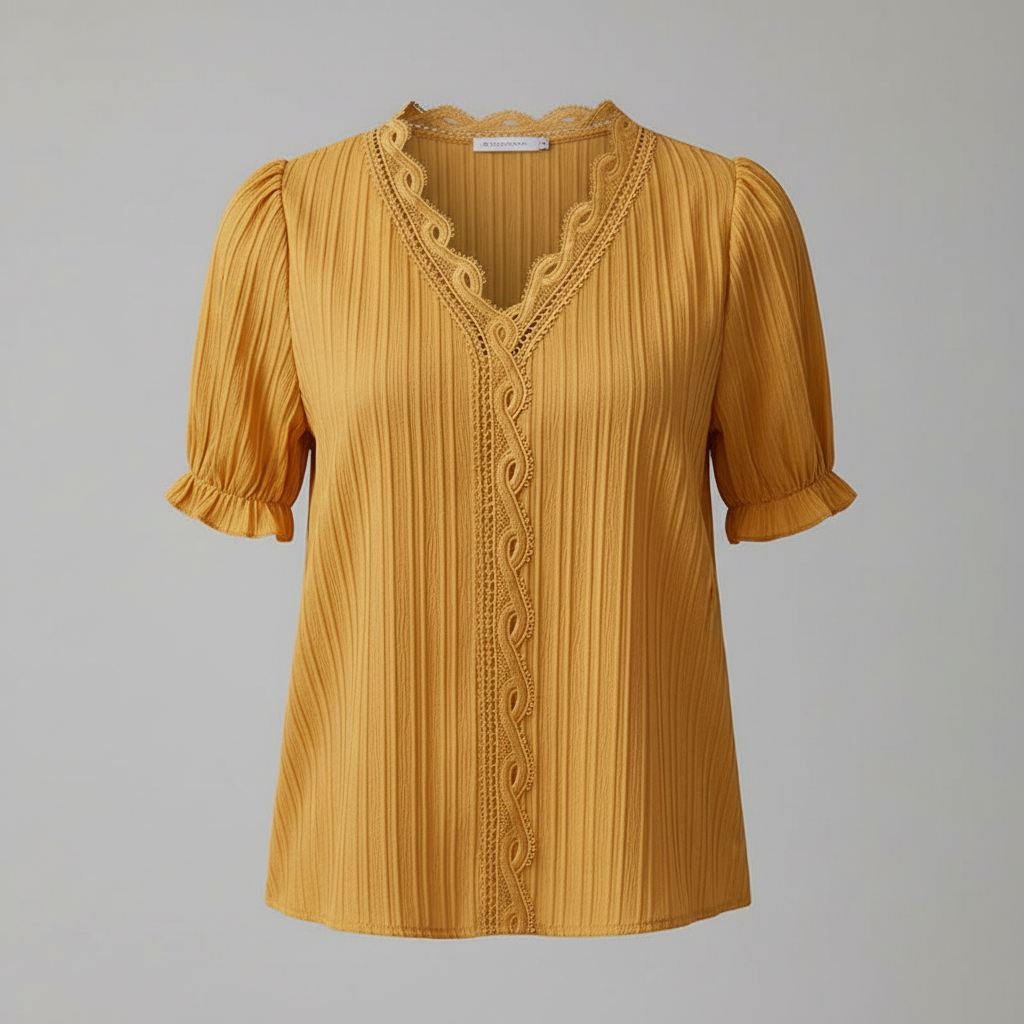 Elegant Puff Sleeve Blouse | Women's Summer Tops