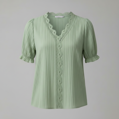 Elegant Puff Sleeve Blouse | Women's Summer Tops
