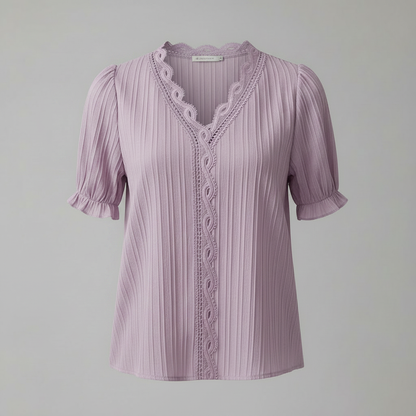 Elegant Puff Sleeve Blouse | Women's Summer Tops