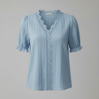 Elegant Puff Sleeve Blouse | Women's Summer Tops