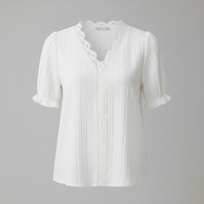 Elegant Puff Sleeve Blouse | Women's Summer Tops