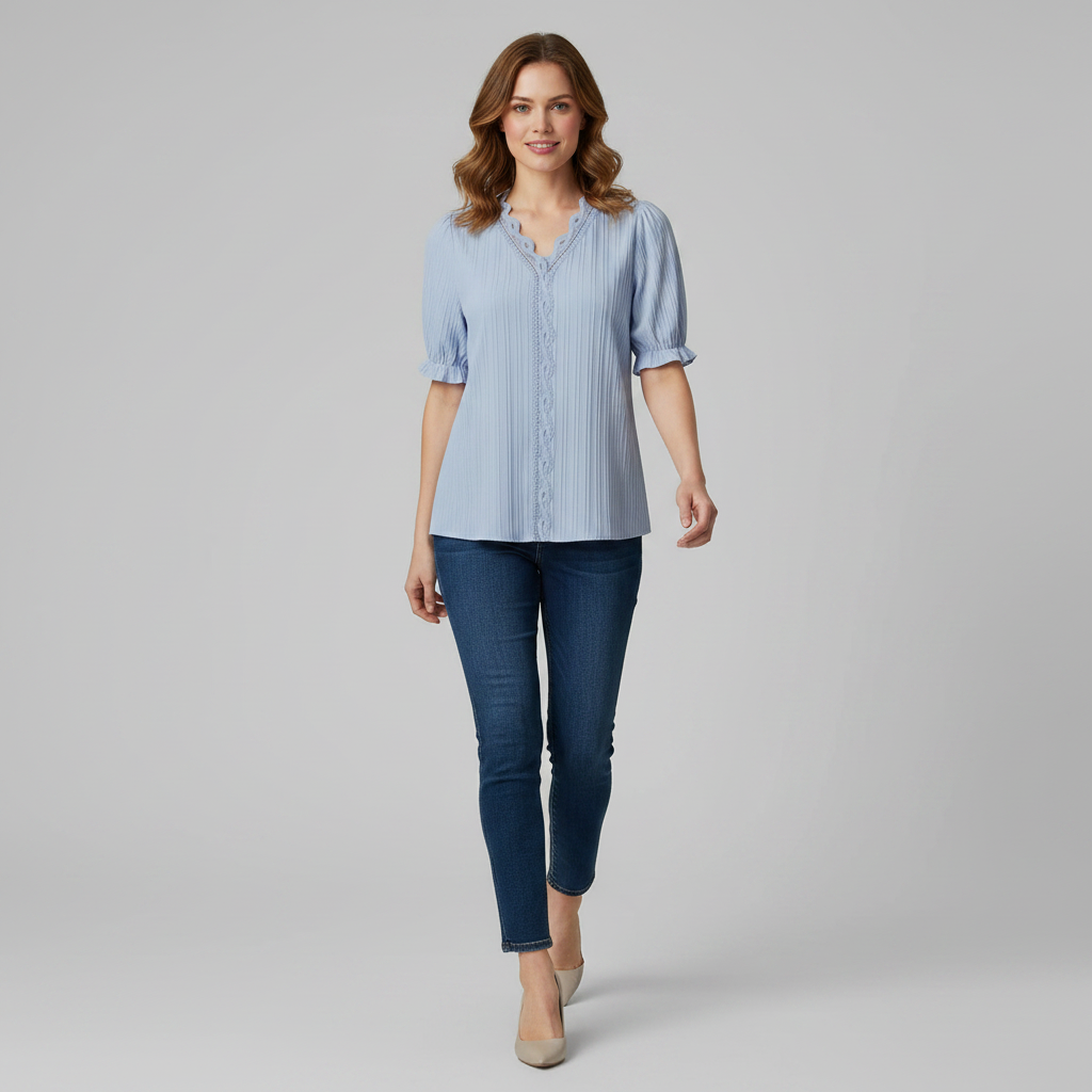 Elegant Puff Sleeve Blouse | Women's Summer Tops