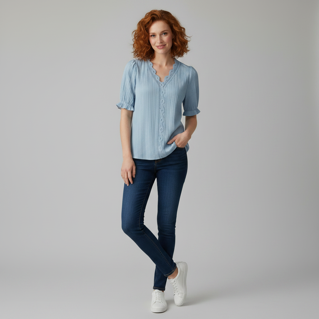 Elegant Puff Sleeve Blouse | Women's Summer Tops