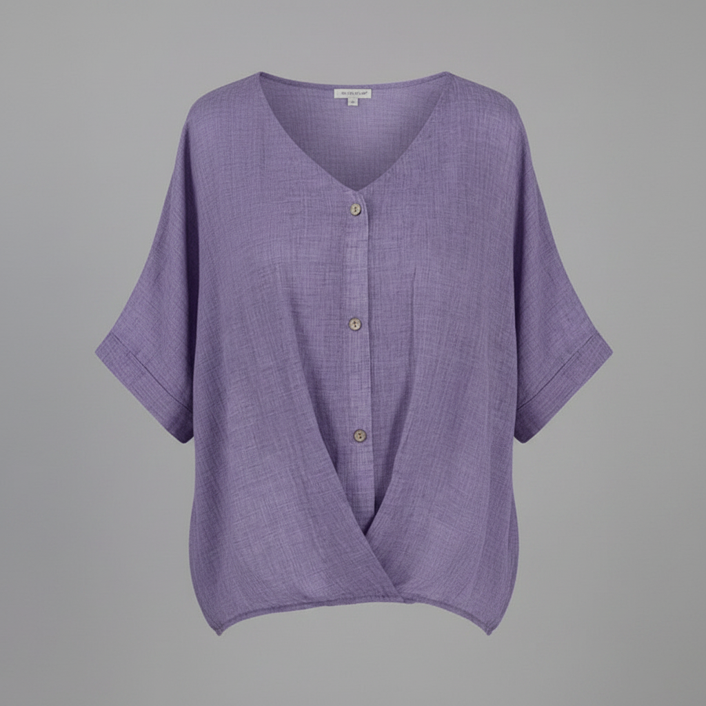Elegant V-Neck Long Sleeve Blouse | Women's Fashion Top