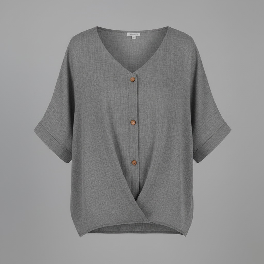 Elegant V-Neck Long Sleeve Blouse | Women's Fashion Top