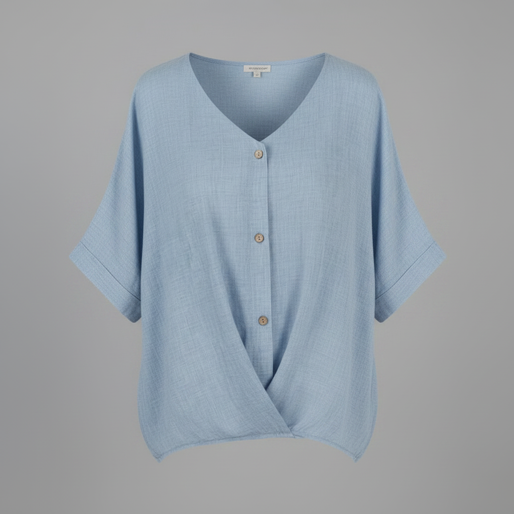 Elegant V-Neck Long Sleeve Blouse | Women's Fashion Top