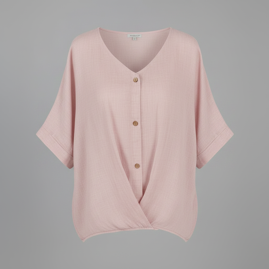 Elegant V-Neck Long Sleeve Blouse | Women's Fashion Top
