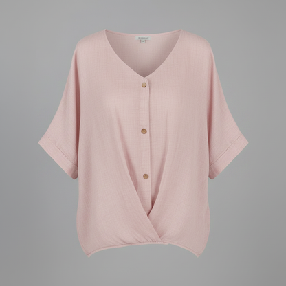 Elegant V-Neck Long Sleeve Blouse | Women's Fashion Top