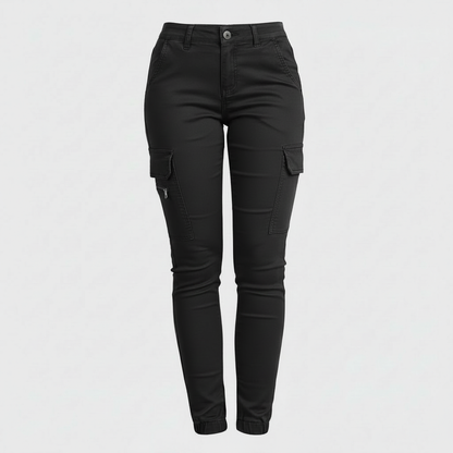 Modern Black Cargo Pants for Women | Stylish Urban Trousers