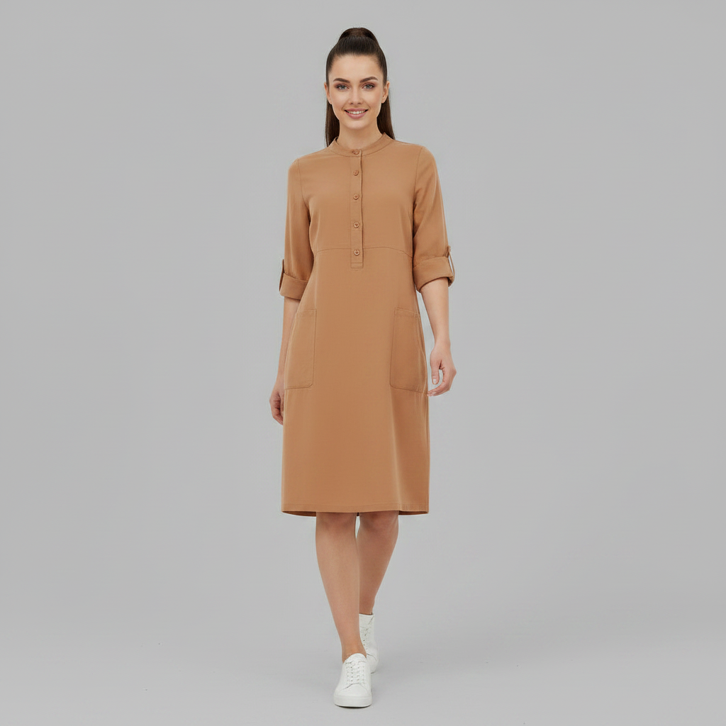 Tina | Women's Plus Size Leisure Dress in Soft Fabric