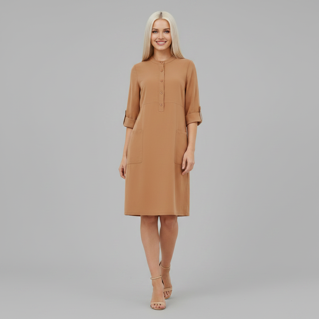 Tina | Women's Plus Size Leisure Dress in Soft Fabric