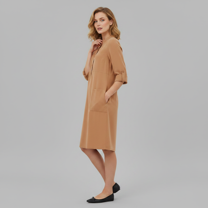 Tina | Women's Plus Size Leisure Dress in Soft Fabric
